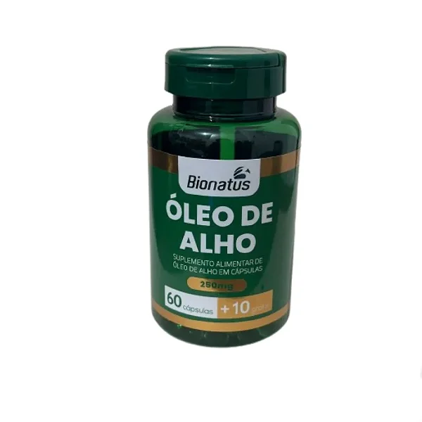 Suplemento Alimentar Óleo De Alho Bionatus 70 Cápsulas