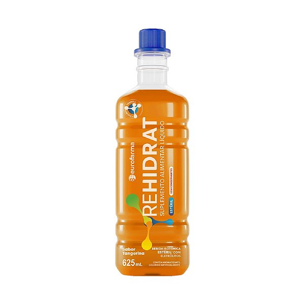 Suplemento Líquido Rehidrat Sabor Tangerina Eurofarma 625ml