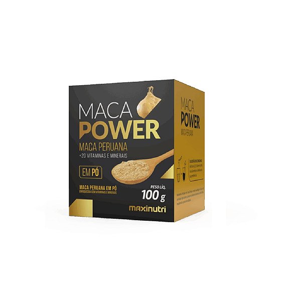 Suplemento Aimentar Maca Power Maca Peruana Em Pó + 20 Vitaminas e Minerais 100g