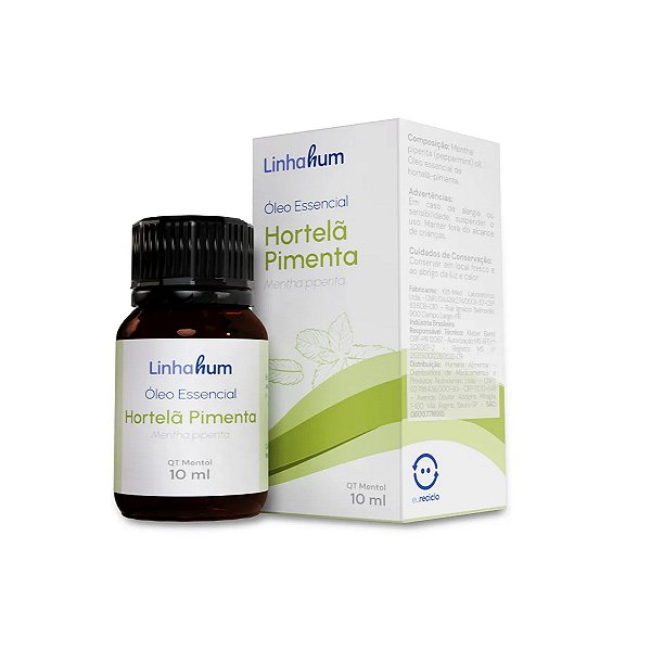 Óleo Essencial Aroma De Hortelã-Pimenta Linhahum 10ml
