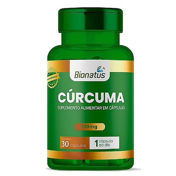 Suplemento Alimentar Bionatus Cúrcuma Green 30 Cápsulas