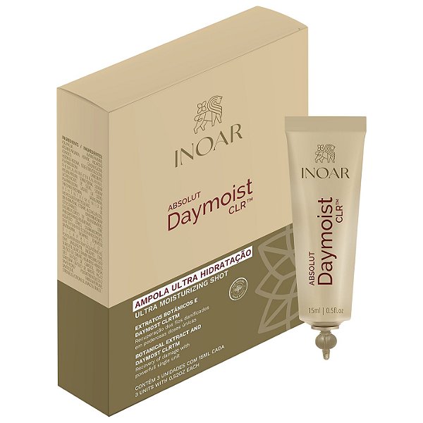 Ampola Ultra Hidratação Inoar Absolut Daymoist Clr 3 Unidades de 15ml Cada
