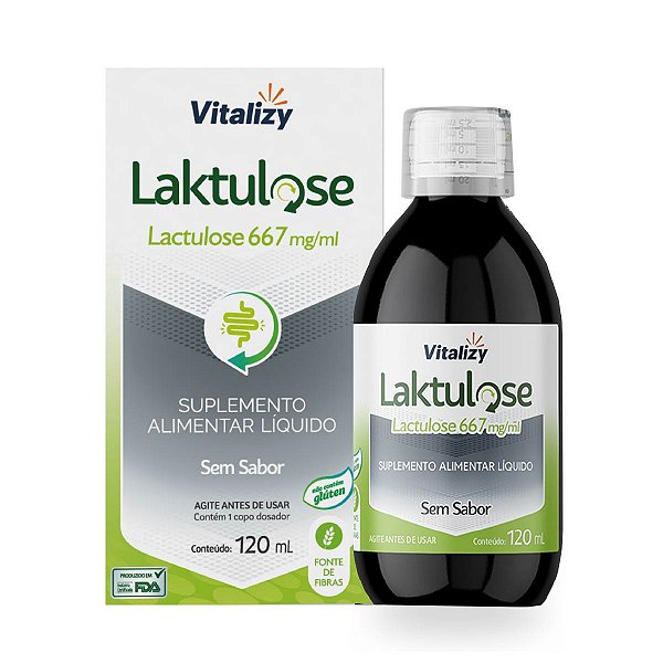 Laktulose Sem Sabor 120ml Vitalizy