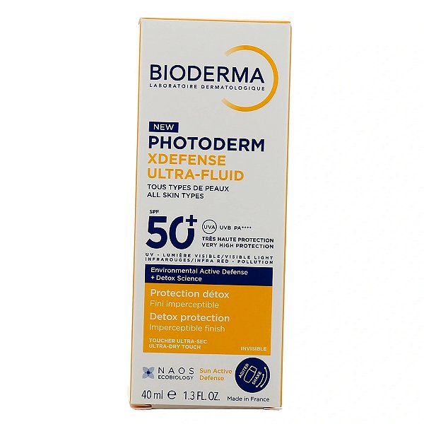 Protetor Solar Facial Bioderma Photoderm XDefense Ultra-Fluid Fps 50 40ml