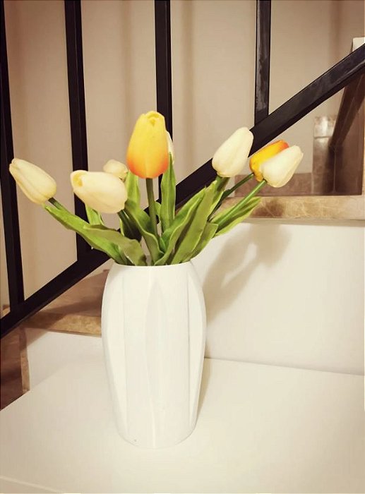 Vaso Decorativo para Flores e Arranhos - Decoração Casa / Escritório 16Cm -  Decoremporio