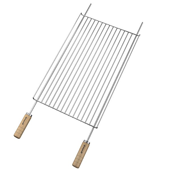 Grelha Tradicional Aramada Grande para Churrasco GIRAGRILL GT 3050 Cromada