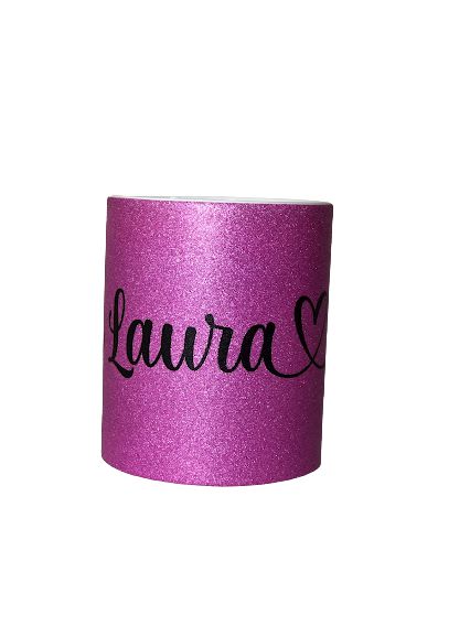 Caneca Glitter personalizado com nome