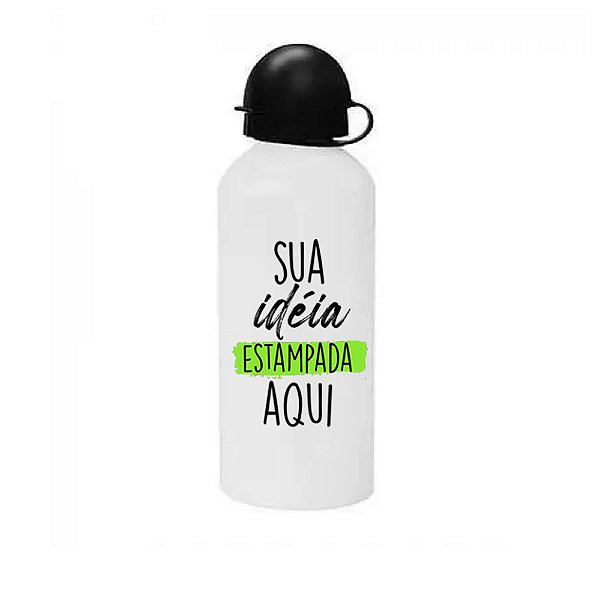 Squeeze Tampa Bola 600ml (sua arte estampada)