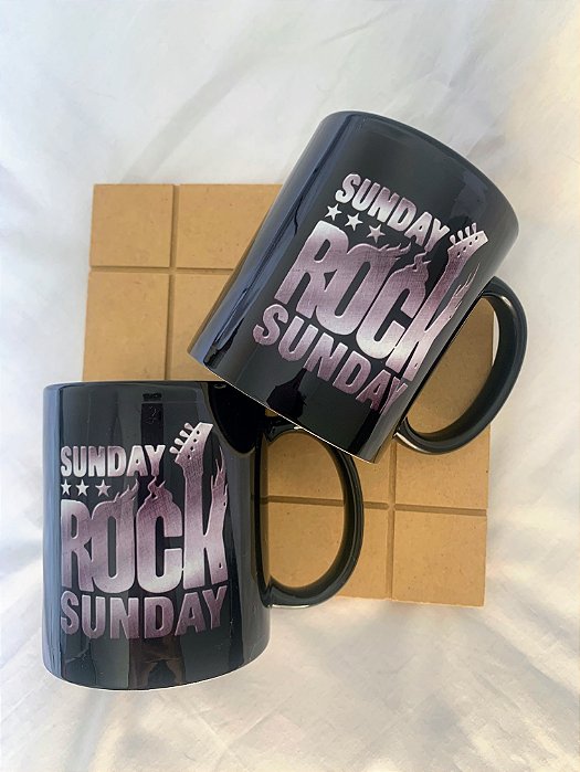 Caneca toda Preta - Personalizada