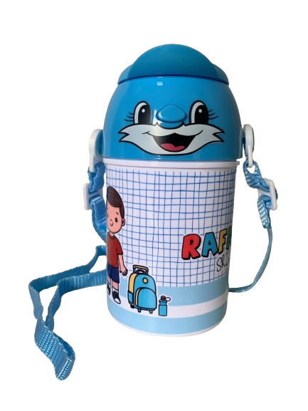 Garrafa Infantil Rostinho Polímero - personalizada