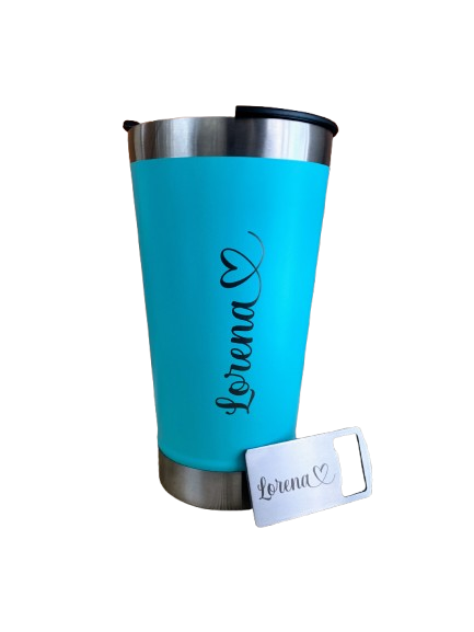 Copo Térmico Inox 473ml - Personalizado a laser