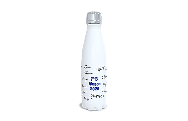 Garrafa Térmica Inox 500 ml - Nomes