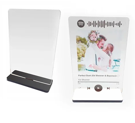 Placa Acrílica Personalizada (10x15 3mm) Com Base