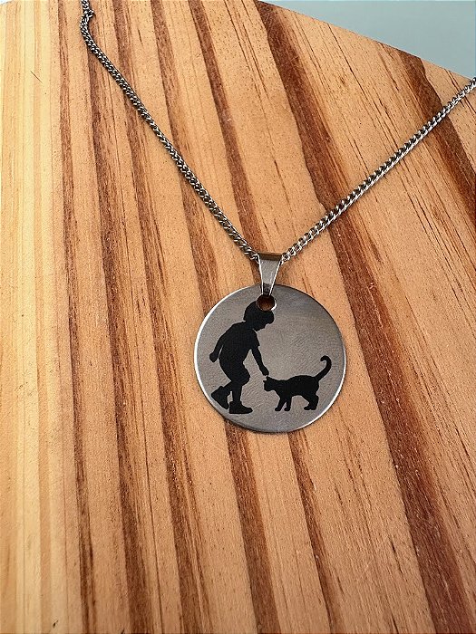 Pingente Aço Inox Personalizado