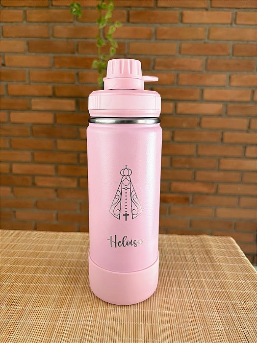 Garrafa Térmica Base de Silicone 600ml - Personalizada No Laser