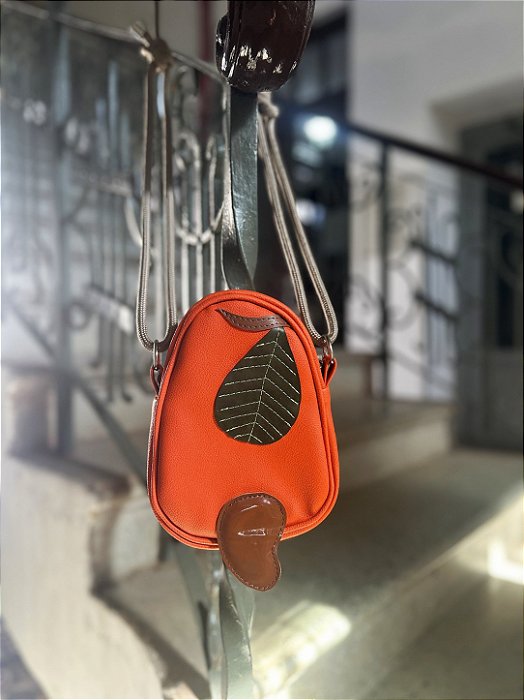 Bolsa shoulder Caju alça areia