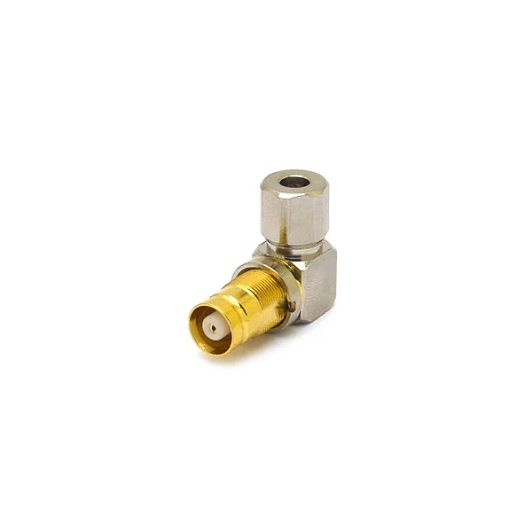 CONECTOR IEC FEMEA ANGULAR SOLDA 0,4x2,5mm - 10 UNIDADES