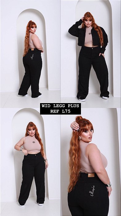 CALÇA SARJA FLER PLUS SIZE