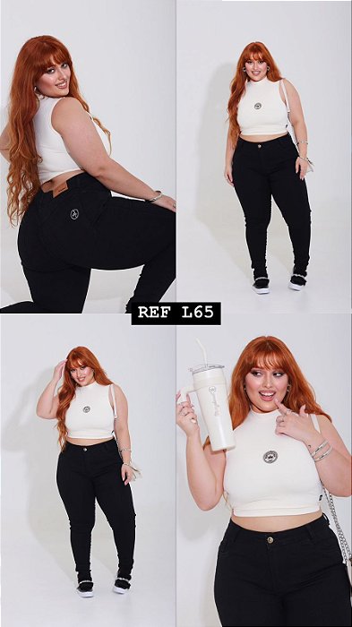 CALÇA SARJA PLUS SIZE