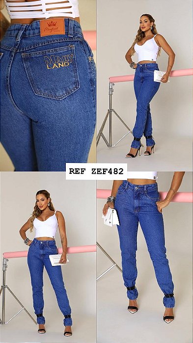 CALÇA JEANS MOM