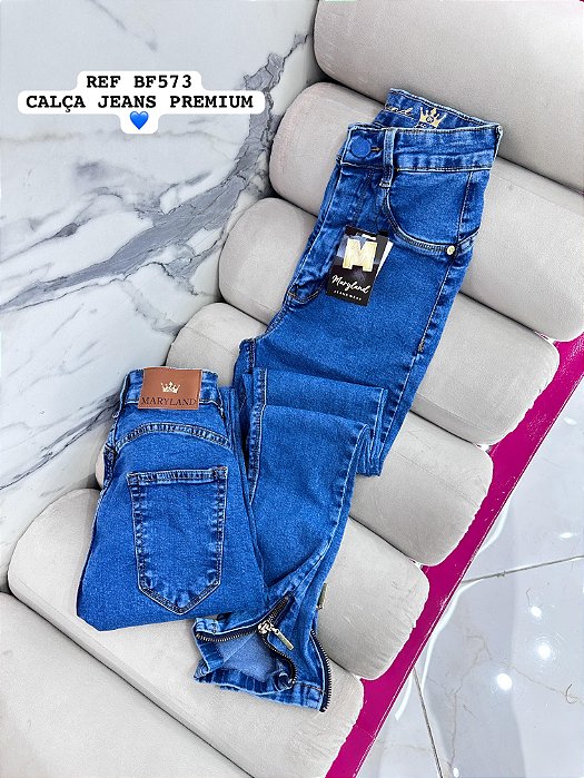 CALÇA JEANS PREMIUM GRADE QUEBRADA