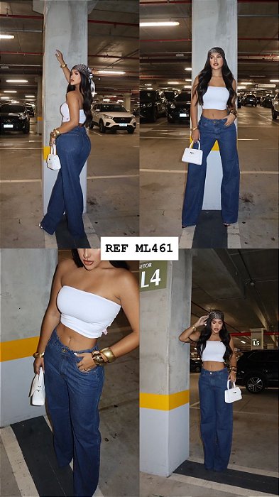 CALÇA WID LEGG GRADE QUEBRADA