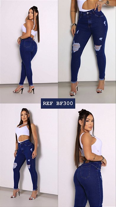 CALÇA JEANS PREMIUM QUEBRADA