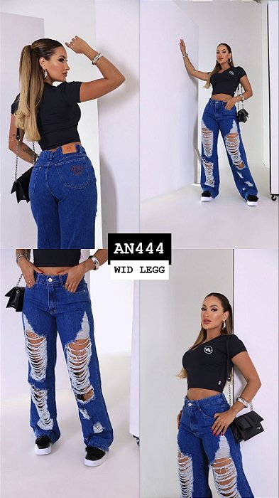 CALÇA WID LEGG QUEBRADA