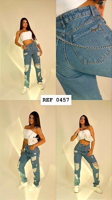 CALÇA JEANS MOM
