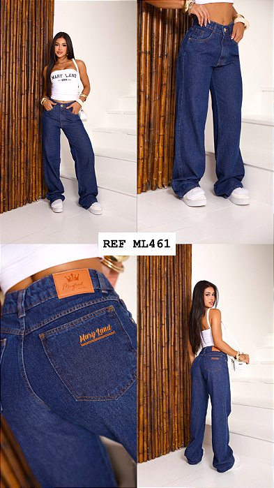 CALÇA JEANS WID LEG