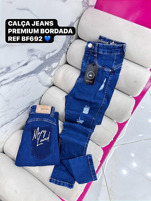 CALÇA JEANS LINHA PREMIUM COM LYCRA