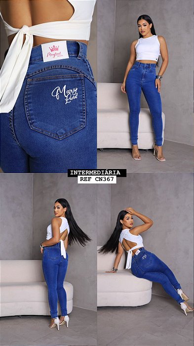 CALÇA JEANS PREMIUM GRADE QUEBRADA
