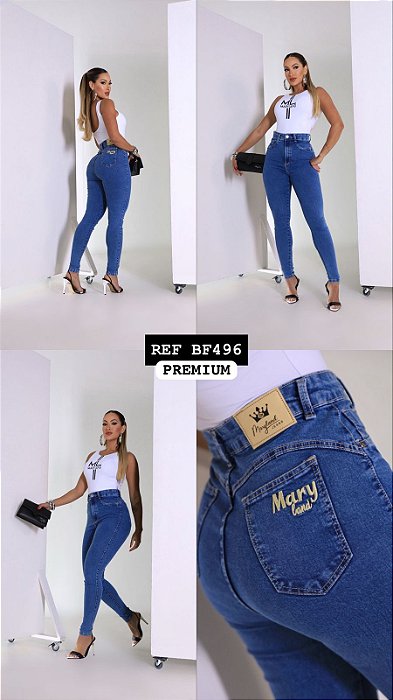 CALÇA JEANS LINHA PREMIUM GRADE QUEBRADA