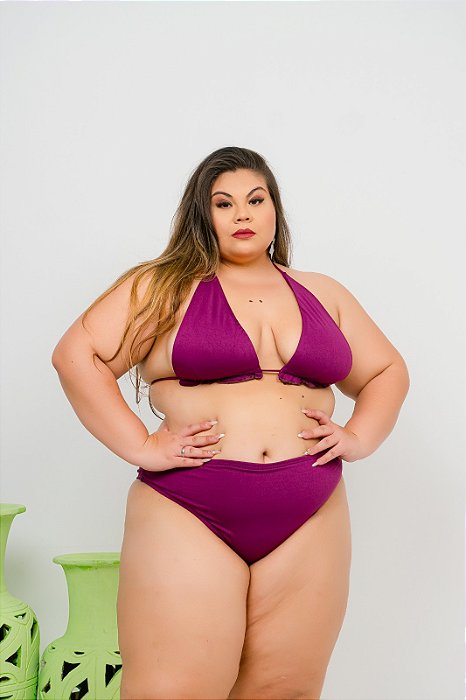 Biquini Plus Size cortininha