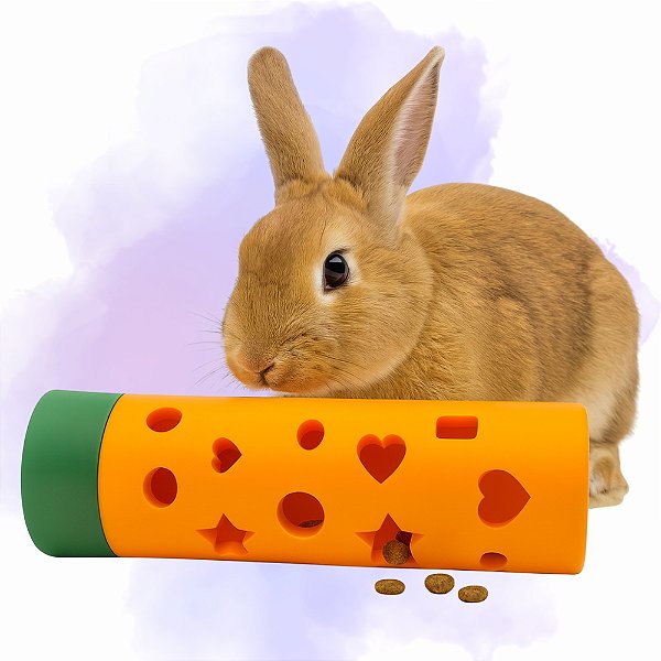Tubo Interativo para Coelhos e Porquinho da Índia