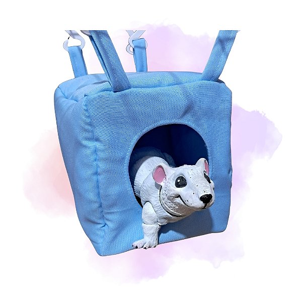 Cubo/Toca para Rato Twister 15x15cm