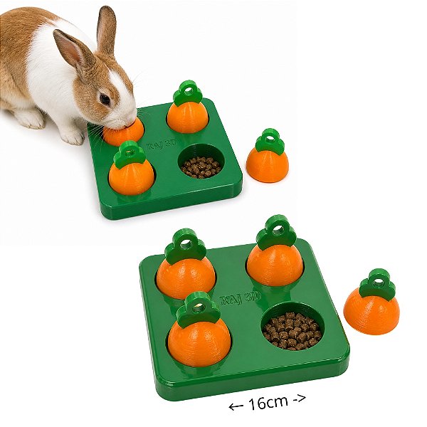 Pesca Cenoura - Brinquedo Interativo para Coelhos