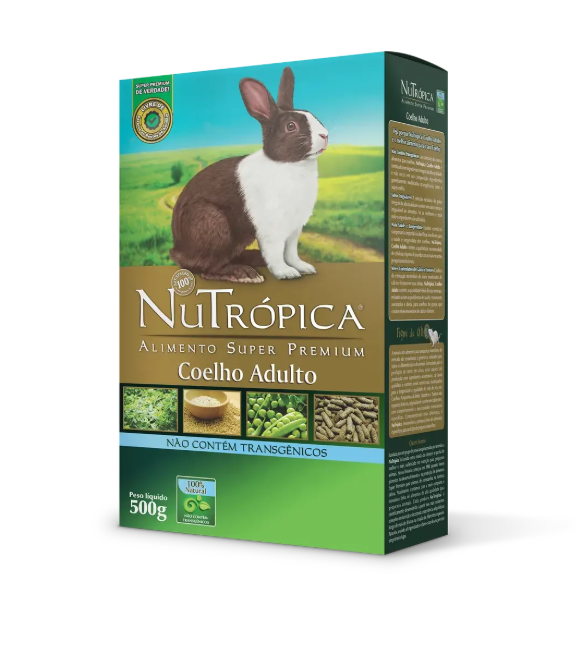 Ração Para Coelho Adulto 500g - Nutrópica