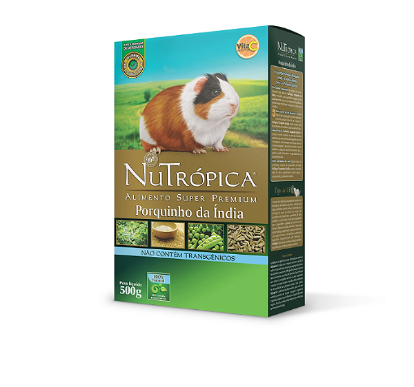 Ração Para Porquinho da Índia 500g - Nutrópica