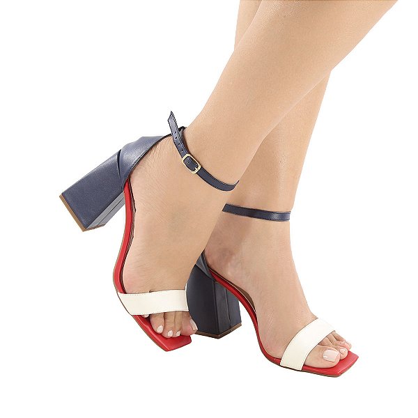 SANDALIA GIOH SHOES BLOCO ALTO MARINHEIRO