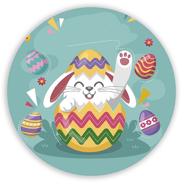 Painel Redondo - Painel Redondo - Páscoa - Sublimado 3D