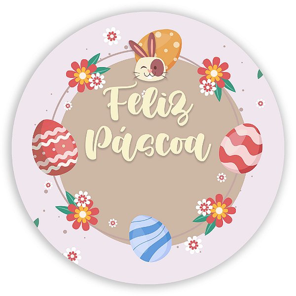 Painel Redondo - Painel Redondo - Páscoa - Sublimado 3D