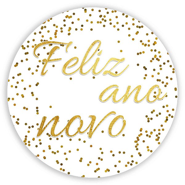 Painel Redondo - Ano Novo - Natal - Sublimado 3D