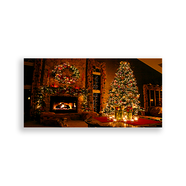 Painel Retangular - Natal Fundo Fotografico - Sublimado 3D