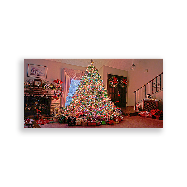 Painel Retangular - Natal Fundo Fotografico - Sublimado 3D