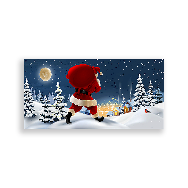 Painel Retangular - Natal - Sublimado 3D