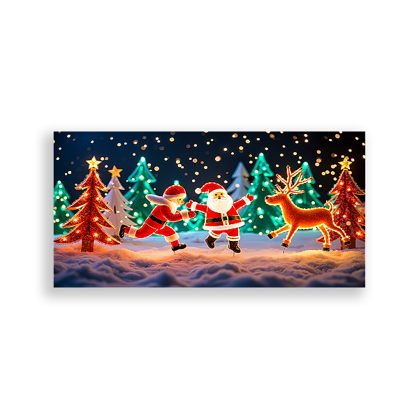 Painel Retangular - Natal - Sublimado 3D