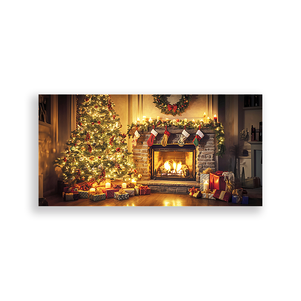 Painel Retangular - Natal - Sublimado 3D