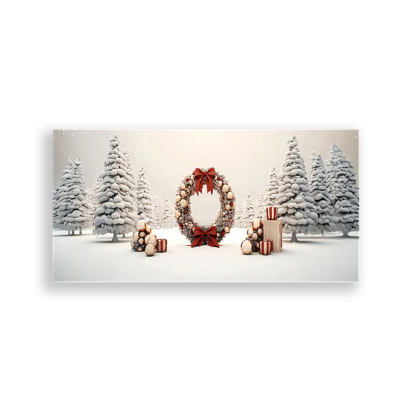 Painel Retangular - Natal - Sublimado 3D