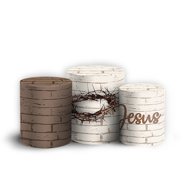 Trio Cilindro - Páscoa - Sublimado 3D